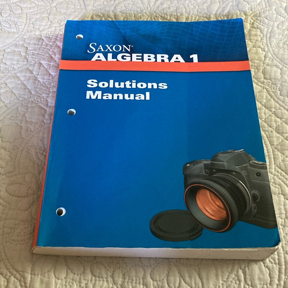 Saxon algebra 1 book